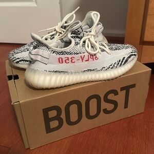 Zebra Yeezys